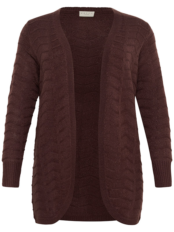 KCEMANA - Plus Size Neuletakki fra Kaffe Curve