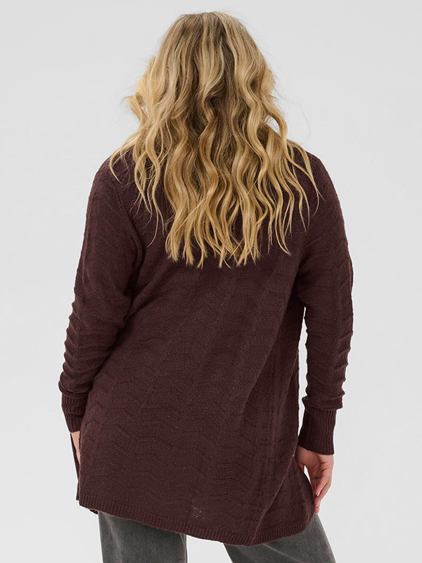 KCEMANA - Plus Size Neuletakki fra Kaffe Curve