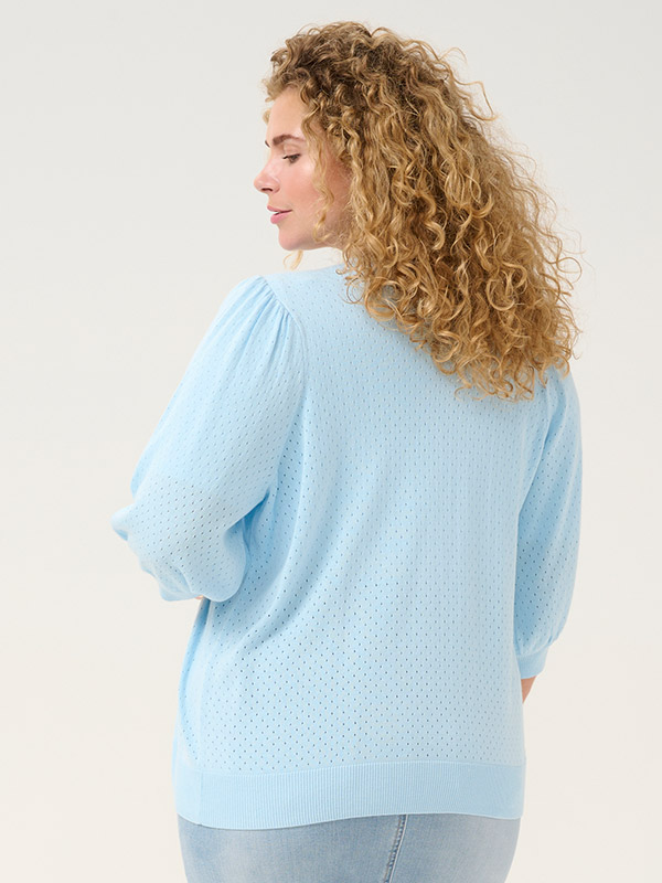 KCDALINA - Plus Size Neuletakki fra Kaffe Curve