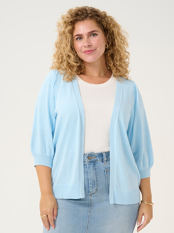 KCDALINA - Plus Size Neuletakki fra Kaffe Curve
