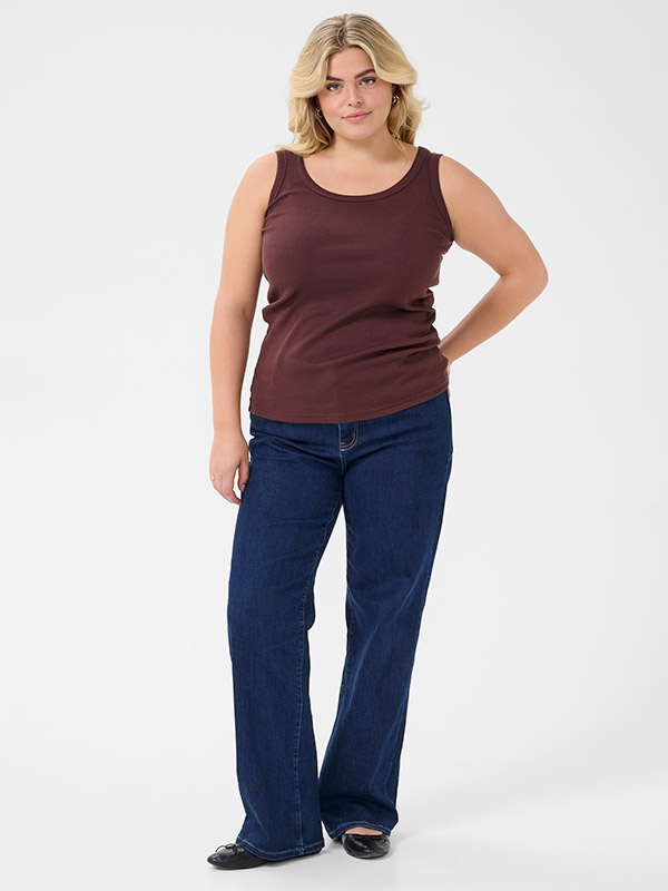 KCCARINA - Plus Size Toppi fra Kaffe Curve