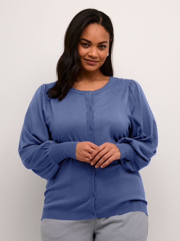 KCLIZZY - Plus Size Neuletakki fra Kaffe Curve