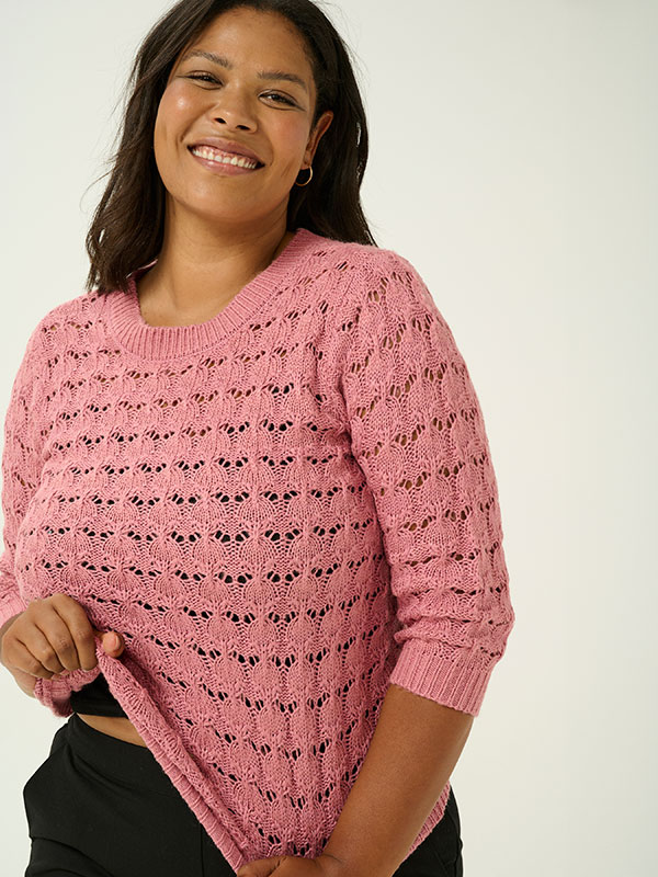 KCHELENA - Plus Size Villapaita fra Kaffe Curve