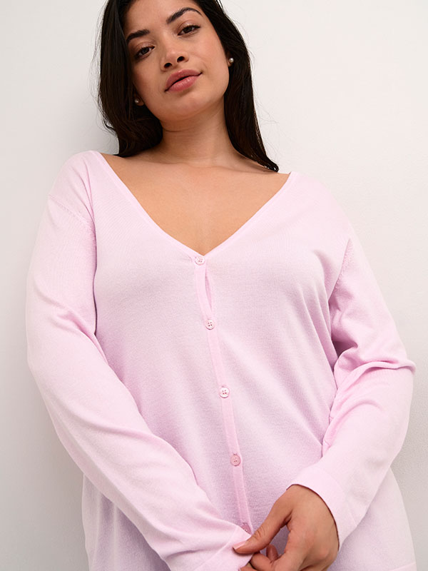 KCFARSIA - Plus Size Neuletakki fra Kaffe Curve