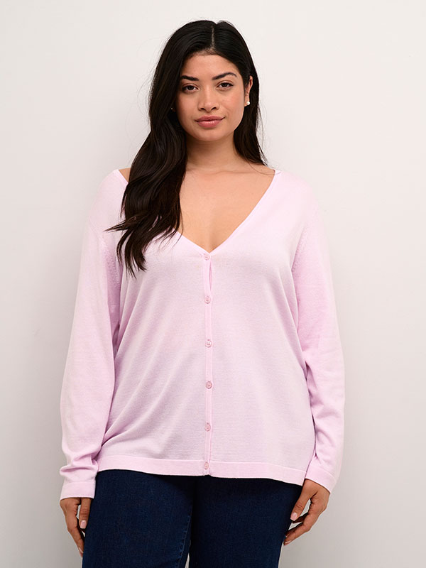 KCFARSIA - Plus Size Neuletakki fra Kaffe Curve