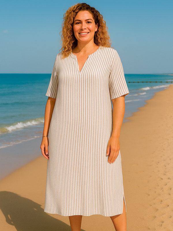 KCMILLE - Plus Size Mekko fra Kaffe Curve