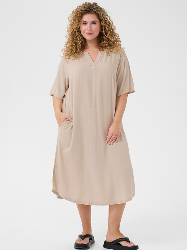KCMILLE - Plus Size Mekko fra Kaffe Curve