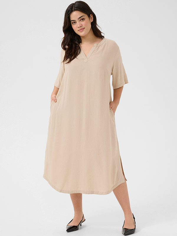 KCMILLE - Plus Size Mekko fra Kaffe Curve