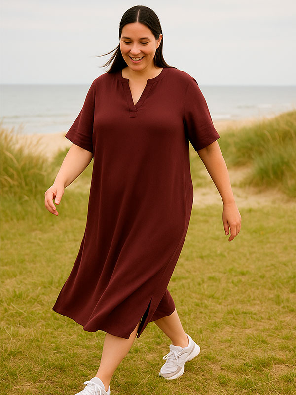 KCMILLE - Plus Size Mekko fra Kaffe Curve