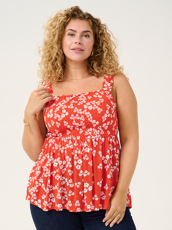KCAMI - Plus Size Toppi fra Kaffe Curve