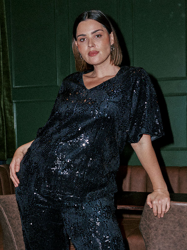 KCNICOLEEN - Plus Size Pusero fra Kaffe Curve