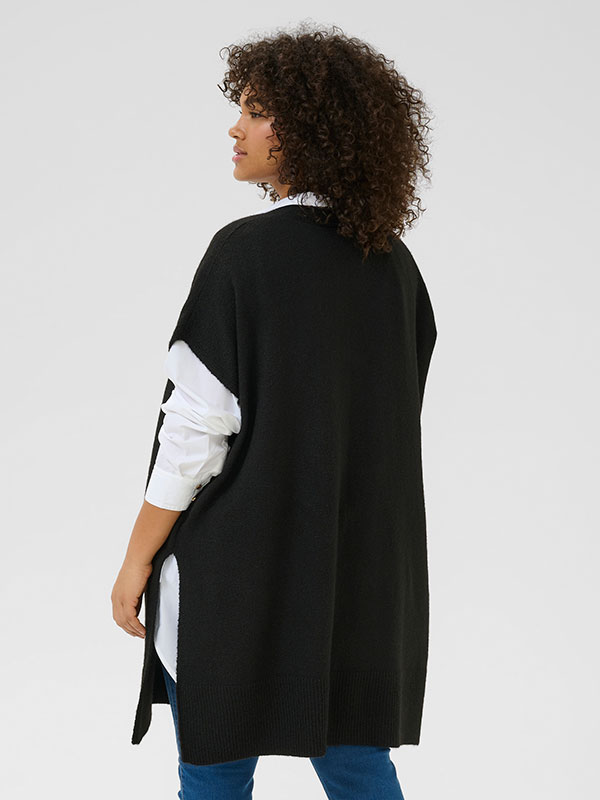 KCANNETT - Plus Size Poncho fra Kaffe Curve