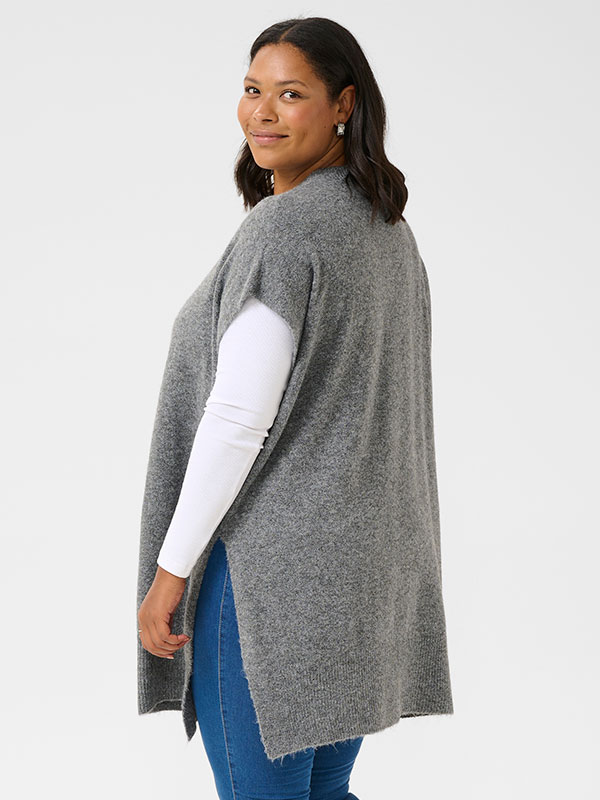 KCANNETT - Plus Size Poncho fra Kaffe Curve