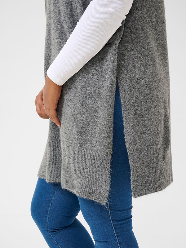 KCANNETT - Plus Size Poncho fra Kaffe Curve
