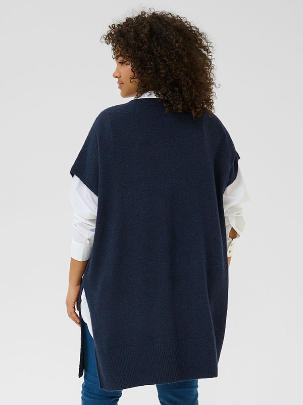 KCANNETT - Plus Size Poncho fra Kaffe Curve