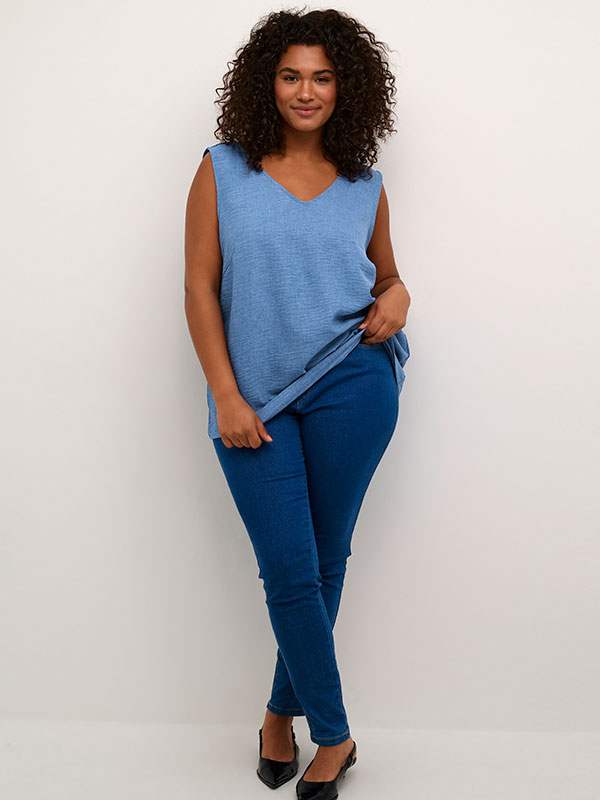 KCELISA - Plus Size Toppi fra Kaffe Curve