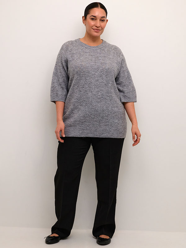 KCTENNA - Plus Size Villapaita fra Kaffe Curve