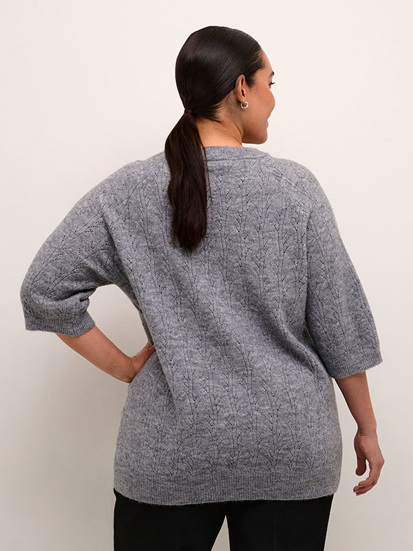 KCTENNA - Plus Size Villapaita fra Kaffe Curve