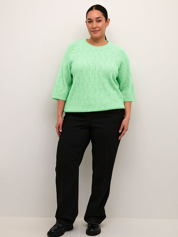 KCTENNA - Plus Size Villapaita fra Kaffe Curve