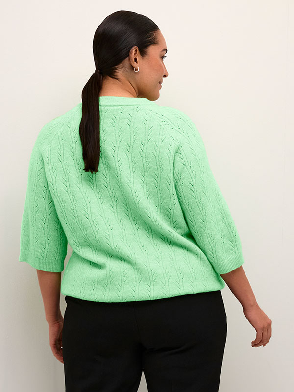 KCTENNA - Plus Size Villapaita fra Kaffe Curve