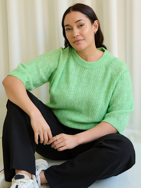 KCTENNA - Plus Size Villapaita fra Kaffe Curve