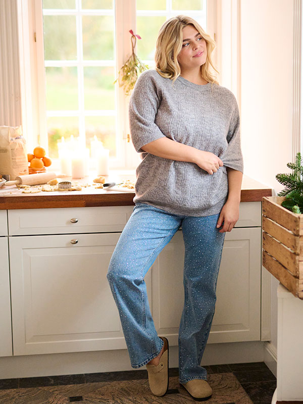 KCTHURA - Plus Size Farkut fra Kaffe Curve