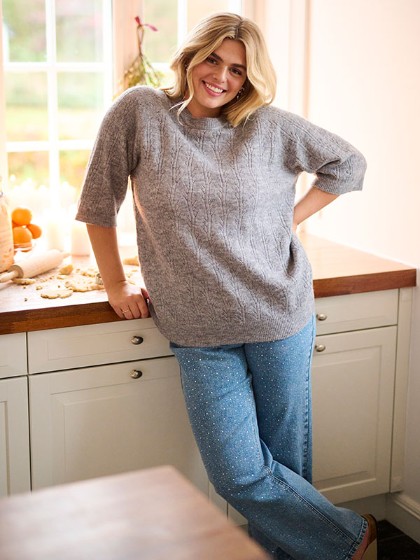 KCTHURA - Plus Size Farkut fra Kaffe Curve
