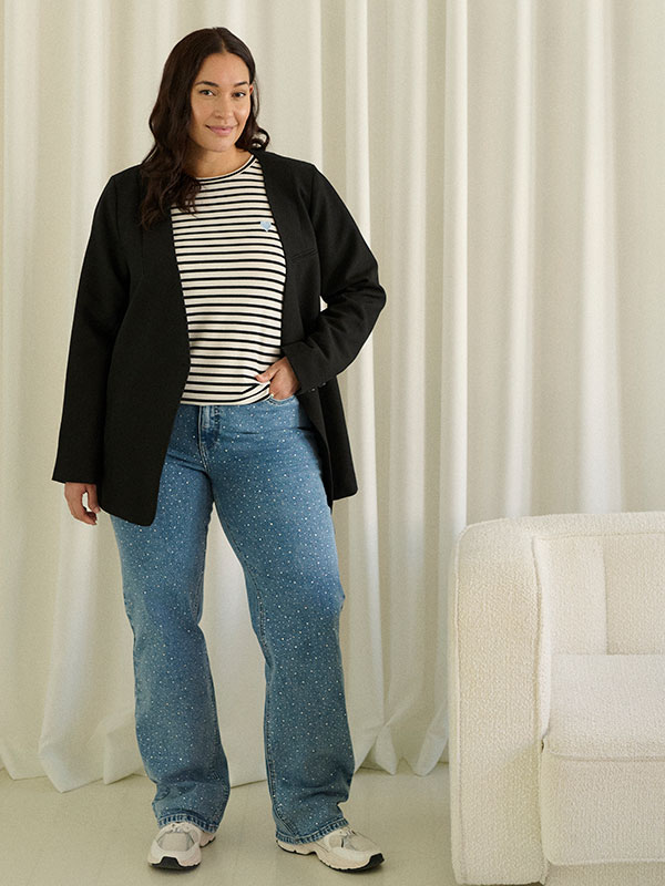 KCTHURA - Plus Size Farkut fra Kaffe Curve