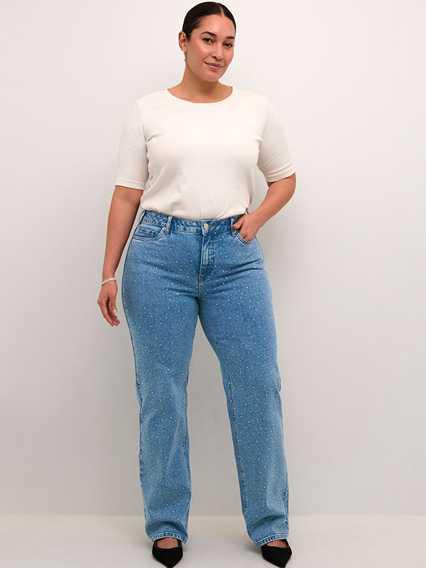 KCTHURA - Plus Size Farkut fra Kaffe Curve