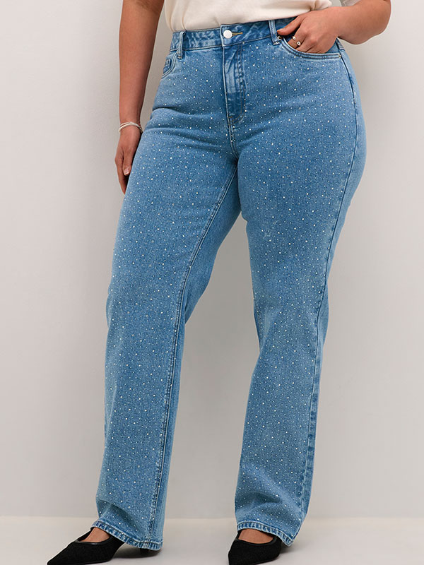 KCTHURA - Plus Size Farkut fra Kaffe Curve