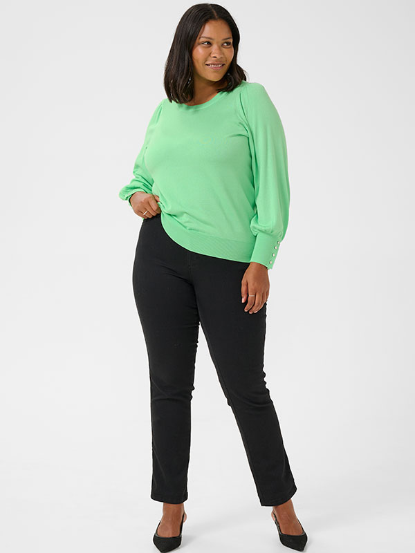 KCLIZZY - Plus Size Villapaita fra Kaffe Curve