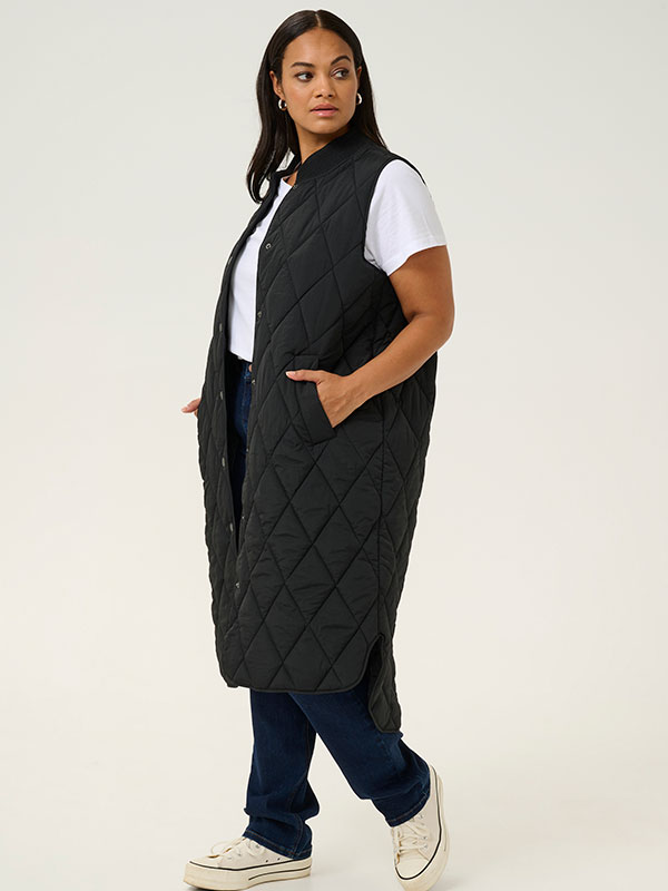 KCNORENA - Plus Size Liivi fra Kaffe Curve