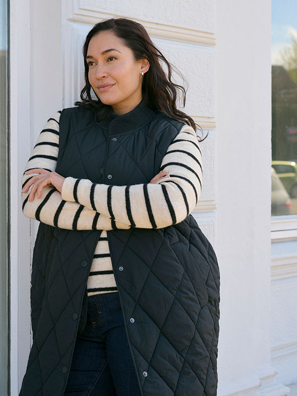 KCNORENA - Plus Size Liivi fra Kaffe Curve