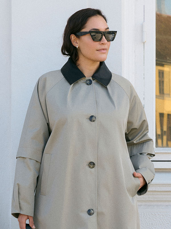 KCSANNA - Plus Size Takki fra Kaffe Curve