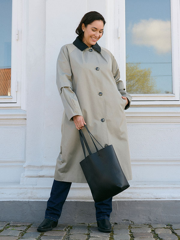 KCSANNA - Plus Size Takki fra Kaffe Curve
