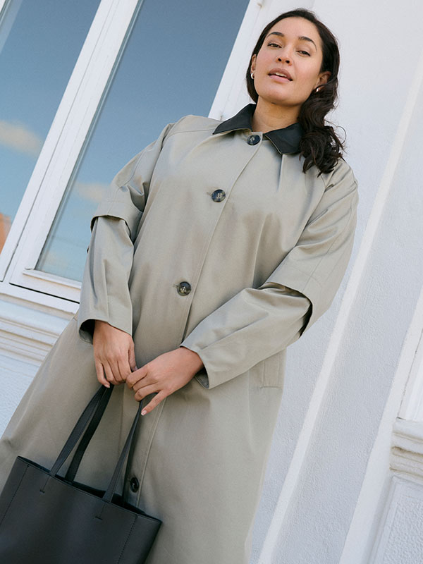 KCSANNA - Plus Size Takki fra Kaffe Curve