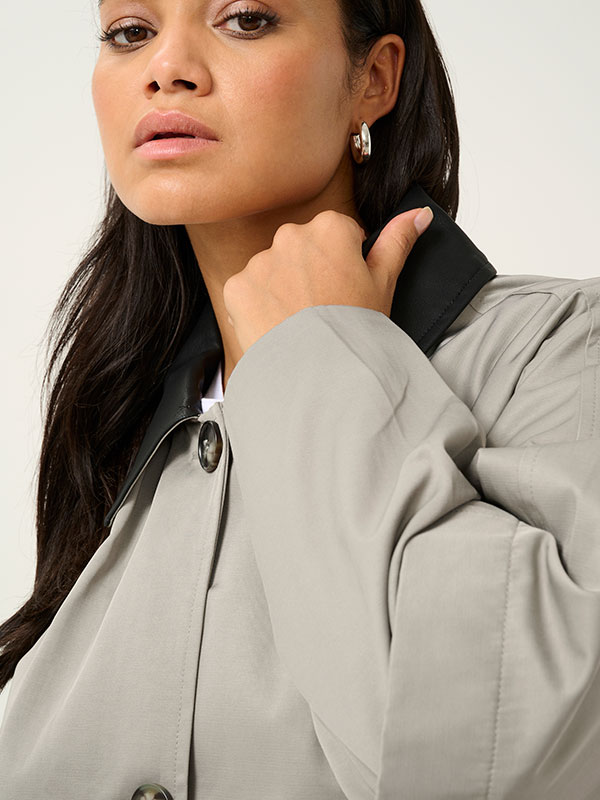 KCSANNA - Plus Size Takki fra Kaffe Curve