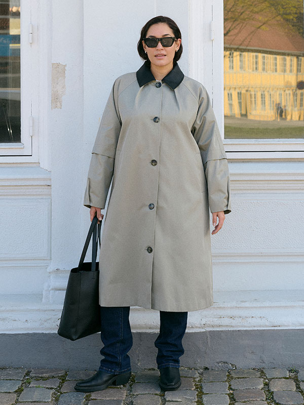KCSANNA - Plus Size Takki fra Kaffe Curve