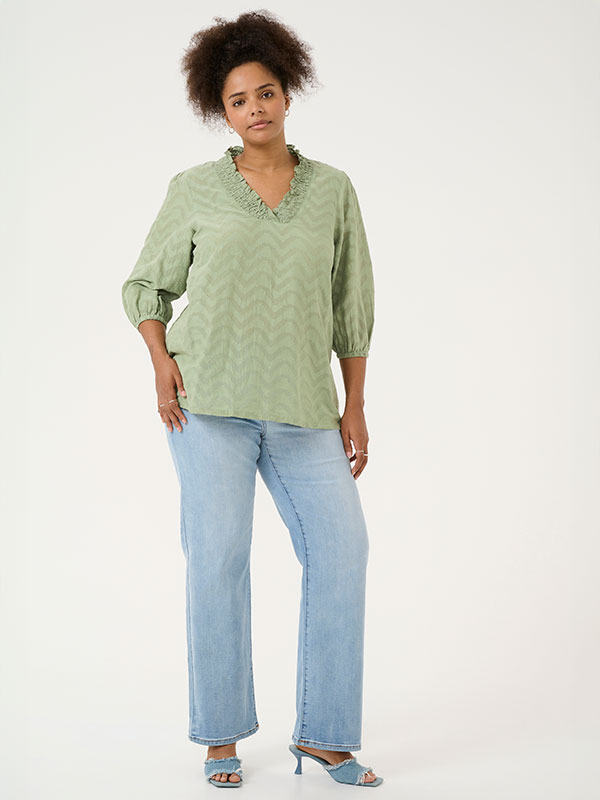 KCVITANA - Plus Size Pusero fra Kaffe Curve