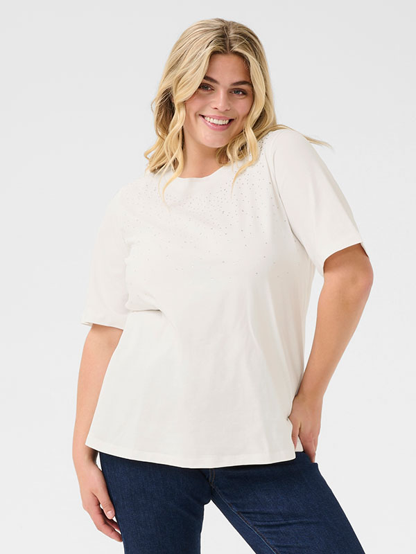 KCMERISA - Plus Size T-paita fra Kaffe Curve