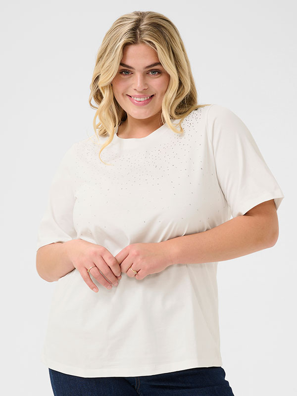 KCMERISA - Plus Size T-paita fra Kaffe Curve