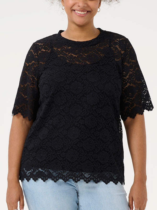 KCJAIDA - Plus Size T-paita fra Kaffe Curve