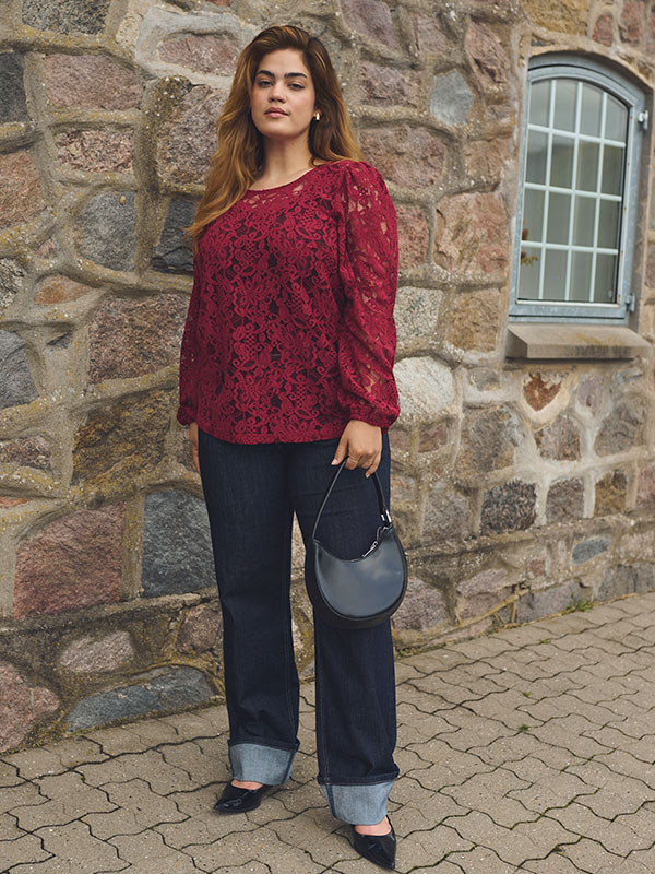 KCLANICA - Plus Size Pusero fra Kaffe Curve