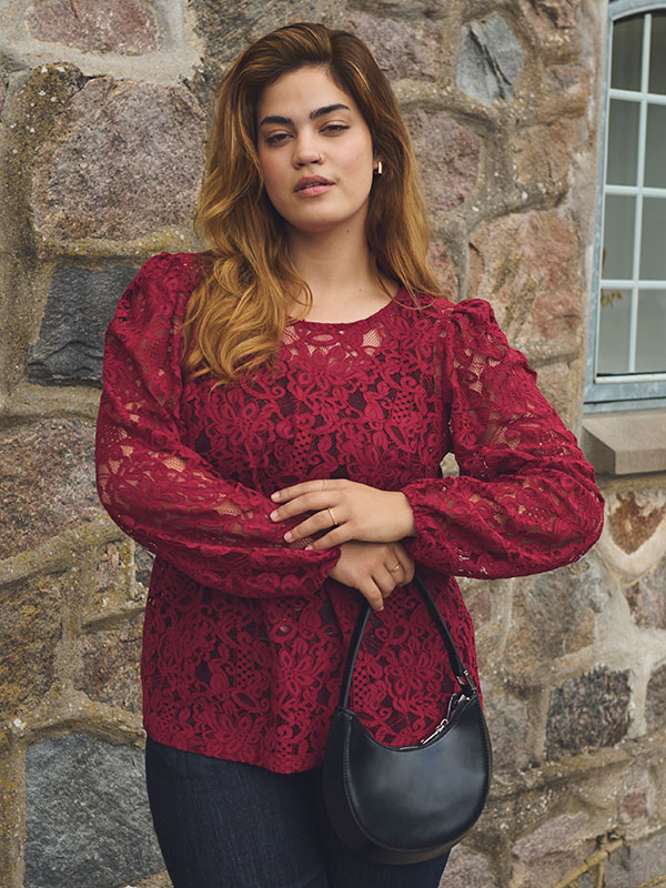 KCLANICA - Plus Size Pusero fra Kaffe Curve