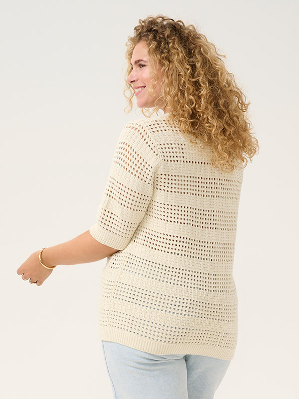 KCTENESA - Plus Size Villapaita fra Kaffe Curve