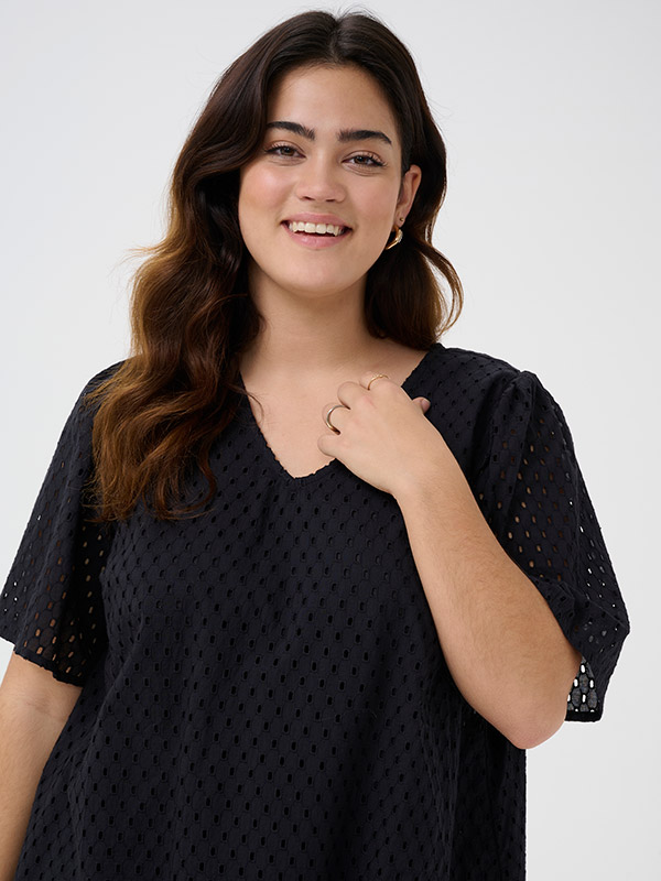 KCRUBIA - Plus Size Mekko fra Kaffe Curve