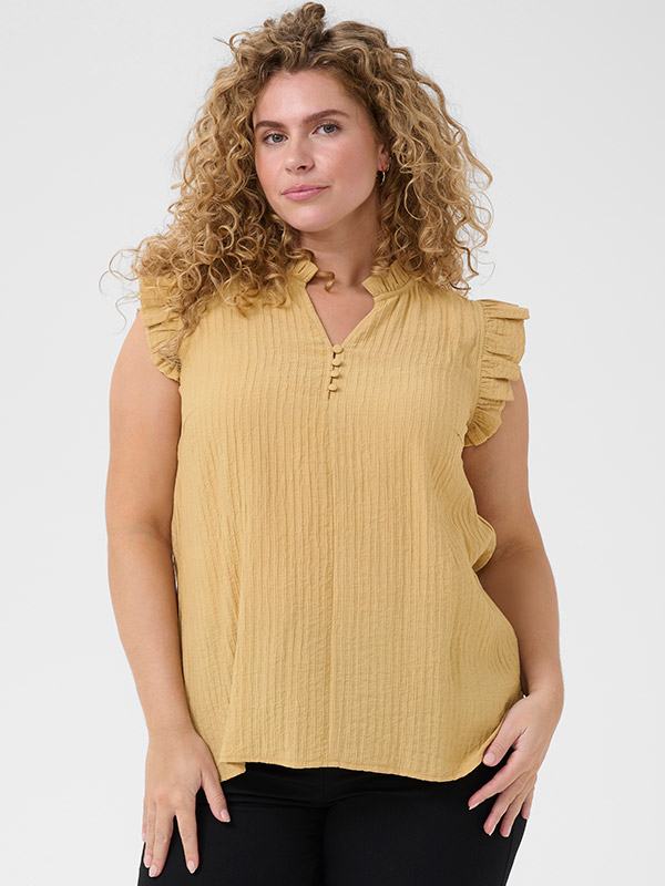 KCLYANA - Plus Size Toppi fra Kaffe Curve