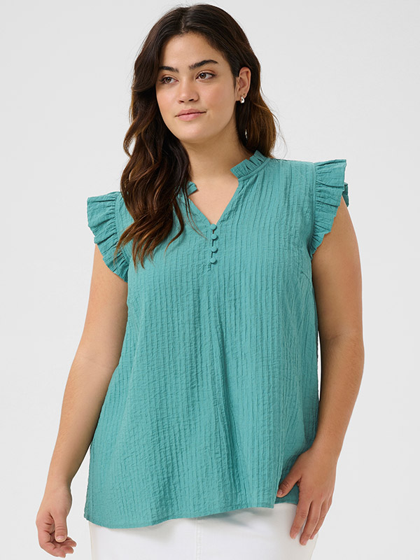 KCLYANA - Plus Size Toppi fra Kaffe Curve