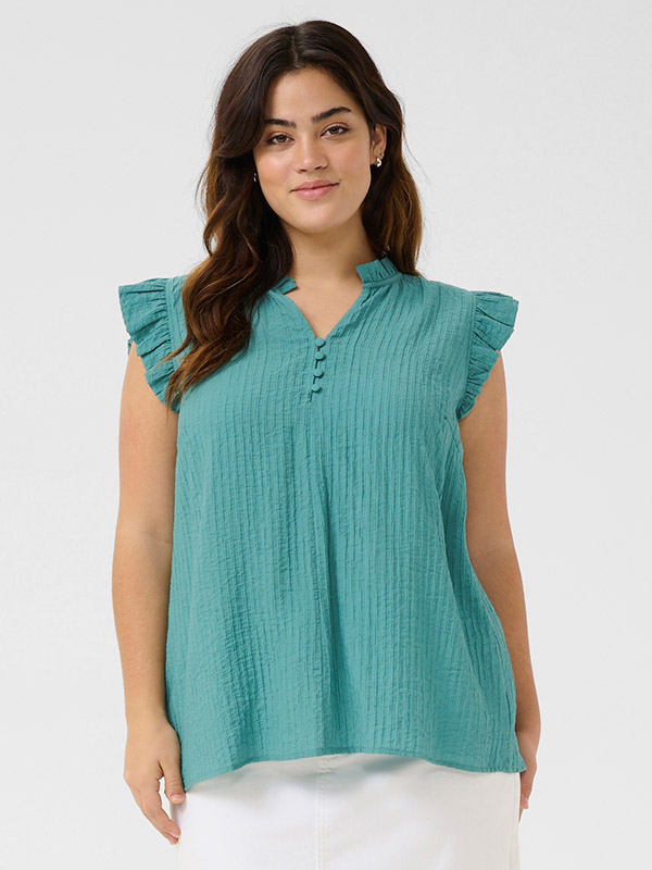 KCLYANA - Plus Size Toppi fra Kaffe Curve