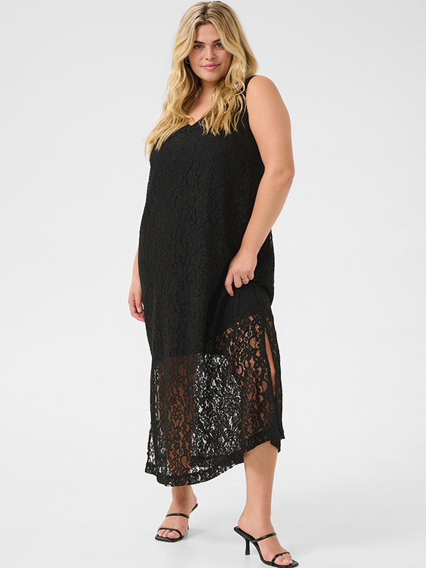 KCLORANI - Plus Size Mekko fra Kaffe Curve